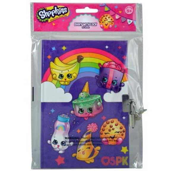 Shopkins Diary 50 Sheets with Lock