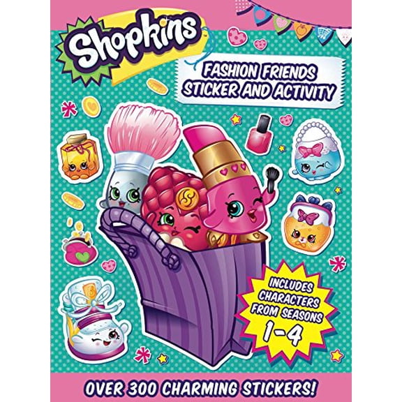 Pre-Owned Shopkins Fashion Friends Sticker and Activity (Paperback) 9781499803587