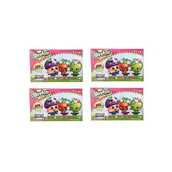 Shopkins Fruity Gummies X 4 Box