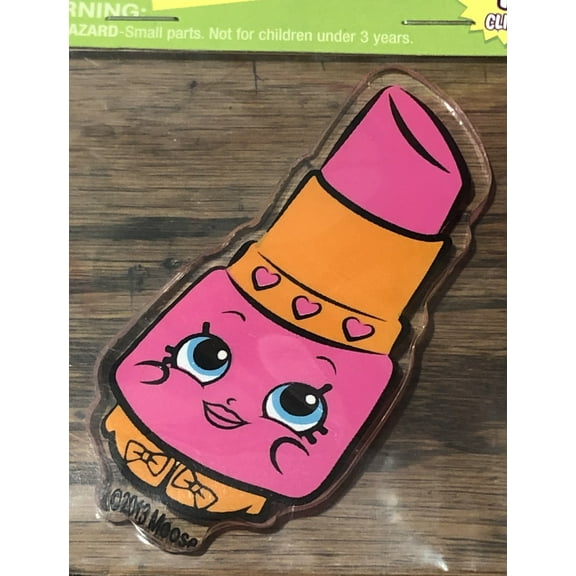 Shopkins Gel Cling Lippy Lips Wall Decals & Stickers