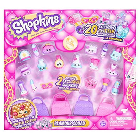 Shopkins Glamour Squad 20 Exclusive Glitter Fashion Shopkins