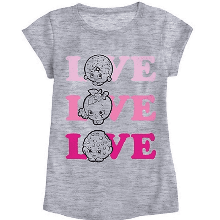 Shopkins Graphics T Shirt For Girls Size Small