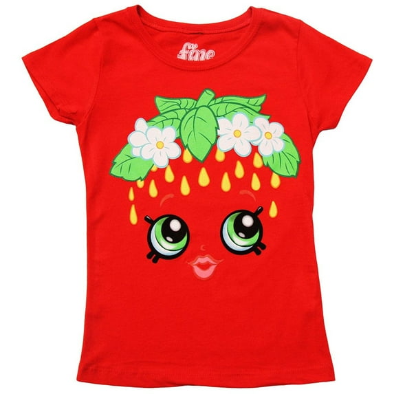 Shopkins I Am Strawberry Kiss Girls Red Youth T-Shirt