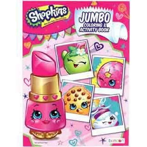 Shopkins Jumbo Coloring & Activity Book