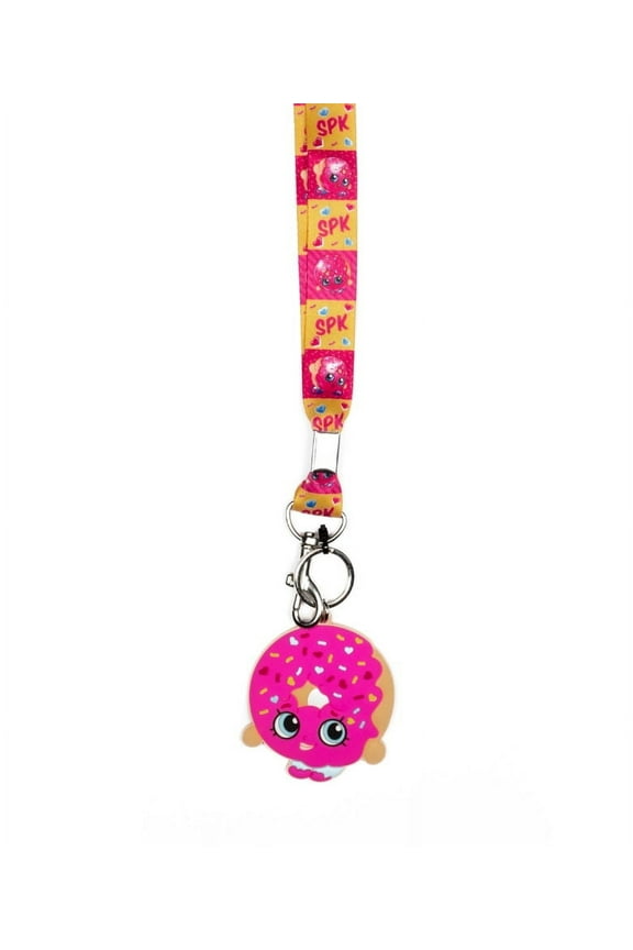 Lanyard Shop Donut Keychain Holder with Charm