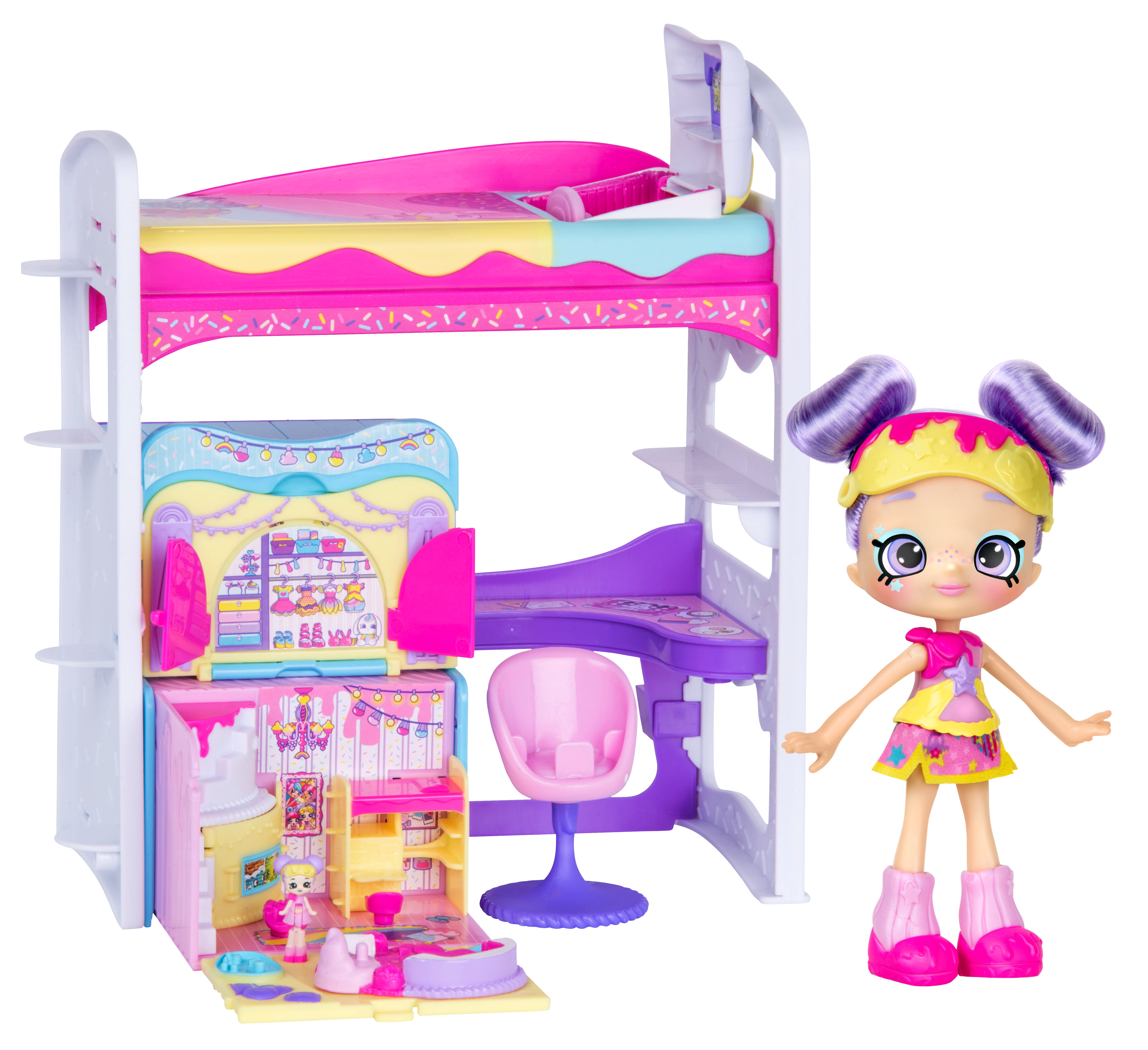 Shopkins Lil' Secrets Rainbow Kate's Bedroom Hideaway