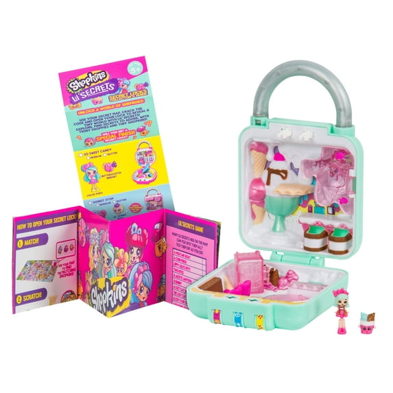Shopkins Lil' Secrets Secret Lock Playset, Cute Scoops Ice Cream Shop
