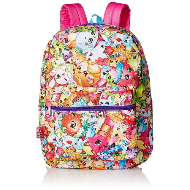 Shopkins Little Girls Print Backpack, Multi, One Size SY30713