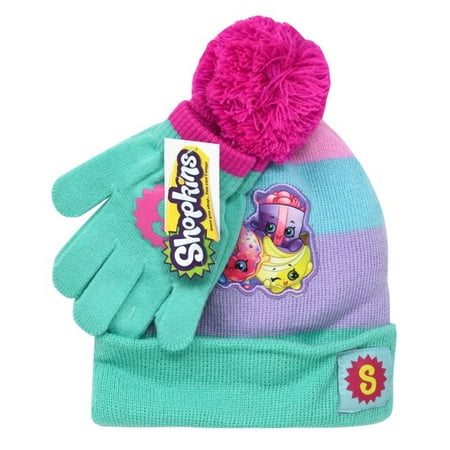 Shopkins Multi-Color Winter Hat & Glove Cold Weather Set, Age 4-7 price history and forecast - UPD Disney
