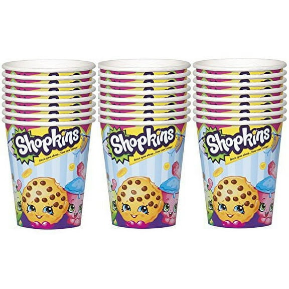 Shopkins Party Cups Pack of 3