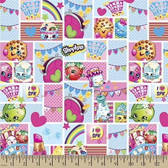 Shopkins Patch Cotton Fabric