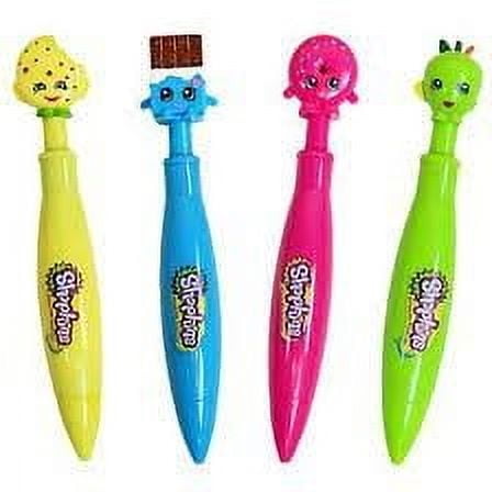 Shopkins Pen 3D Pen Set of 4 Characters Special Edition Shopkins Cookie, Donut, Apple and Chocolate