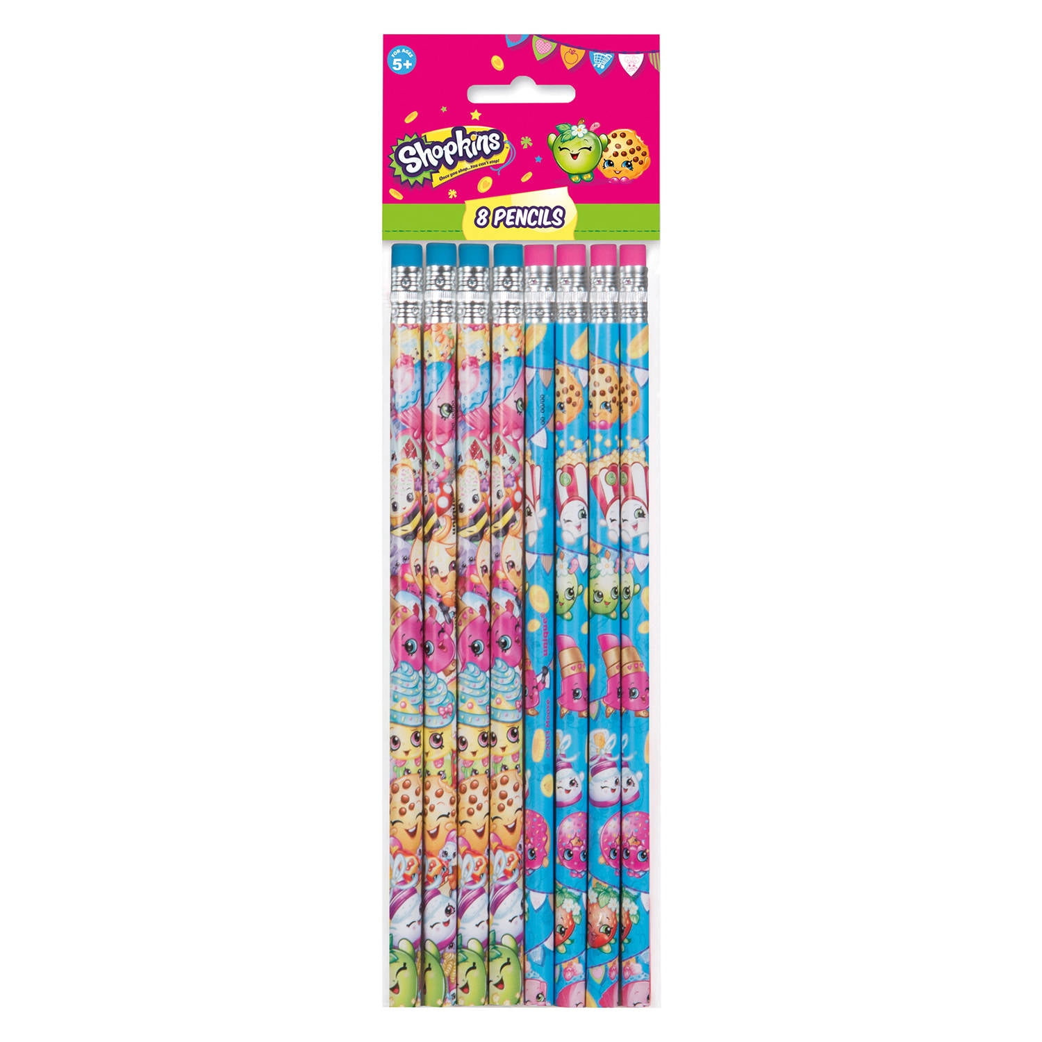 Shopkins Pencils, 8 ct