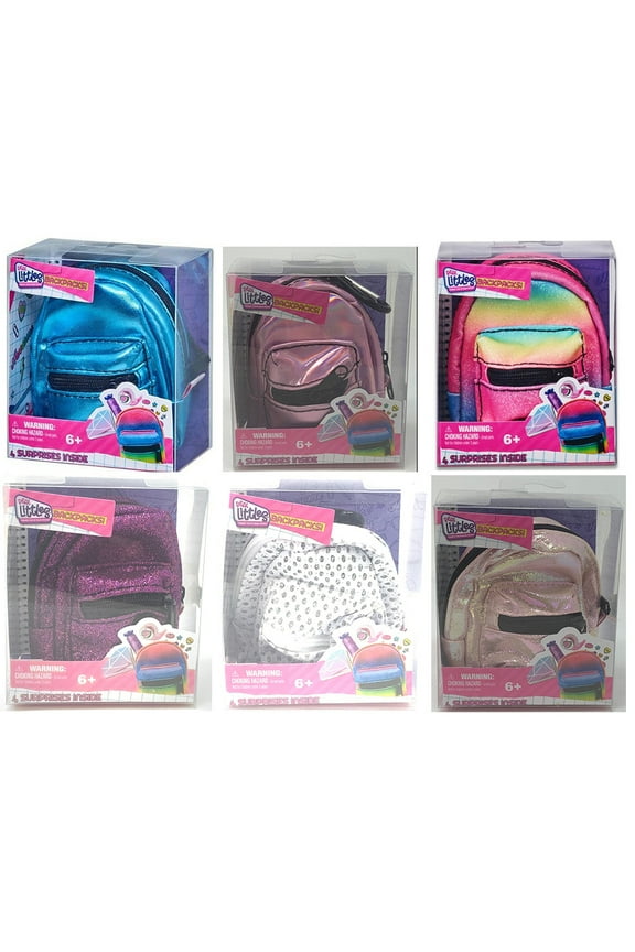 Shopkins Real Littles Backpack Series 2 (Complete set of 6)