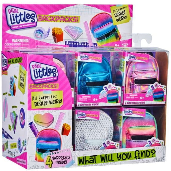 Shopkins Real Littles Backpacks! Series 2 Mystery Box (18 Packs)