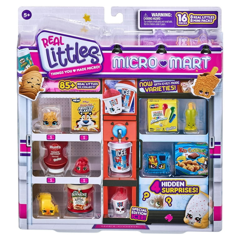 Real Littles Shopkins Micro Mart Exclusive Variety Pack Unboxing