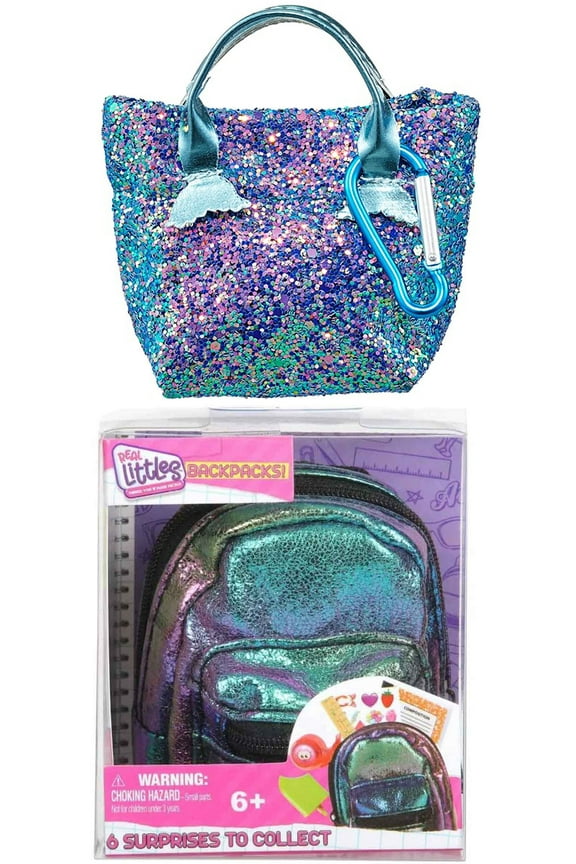 Shopkins Real Littles Handbag & Backpack (Bundle of 2 Mystery)