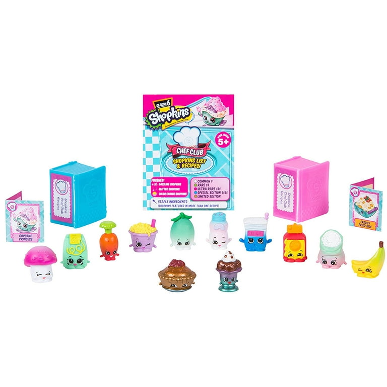 Shopkins Chef Club 5 PACK limited season 6 new Spanish wording