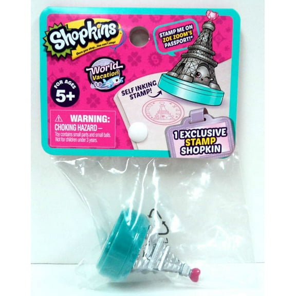 Shopkins Limited Edition Ella Tower Stamp World Vacation