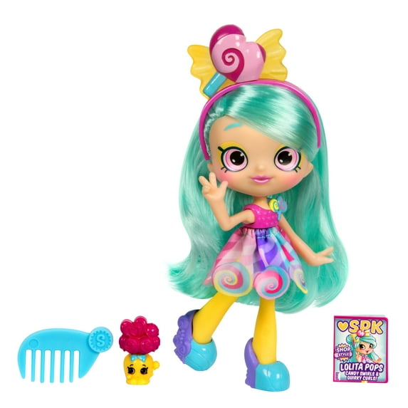 Shopkins Shoppies Doll, Lolita Pops with Her Shopkins BFF Libby Lolly Jar