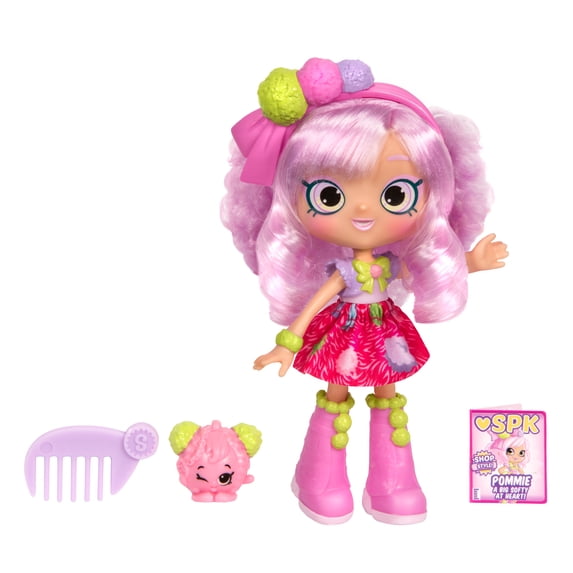 Shopkins Shoppies Doll, Pommie with Her Shopkins BFF Pammy Pom Pom