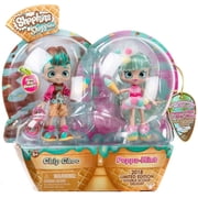 Shopkins Shoppies Peppa Mint & Chip Choc Double Scoop Delight Doll 2-Pack