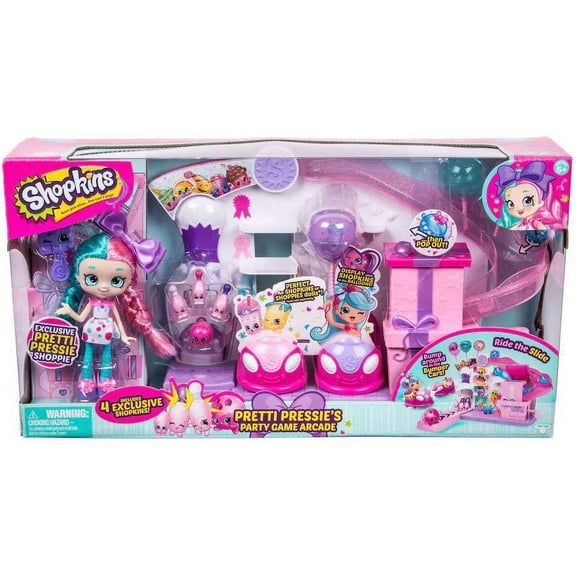 Shopkins Shoppies Pretti Pressie's Party Game Arcade Playset