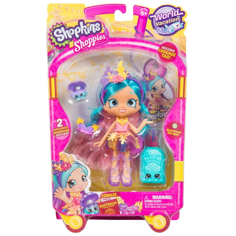 Shopkins Shoppies World Vacation Doll Playset, Australia, Bon