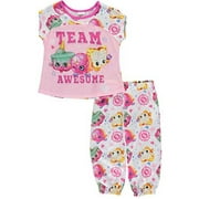 MOOSE Shopkins Short Sleeve with Matching Pants Girls Pajamas Set