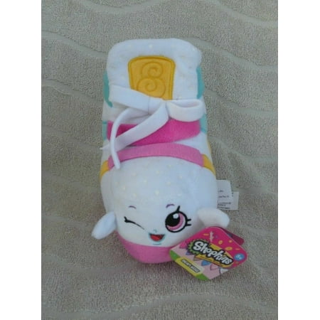Shopkins Sneaky Wedge Shoe Pink White Plush Soft Stuffed 6" Just Play New W Tags