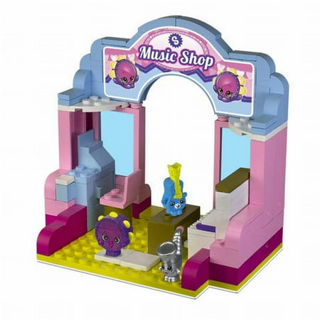 Shopkins The Bridge Direct Shopkins Kinstructions Music Shop Building Kit, 154 Piece