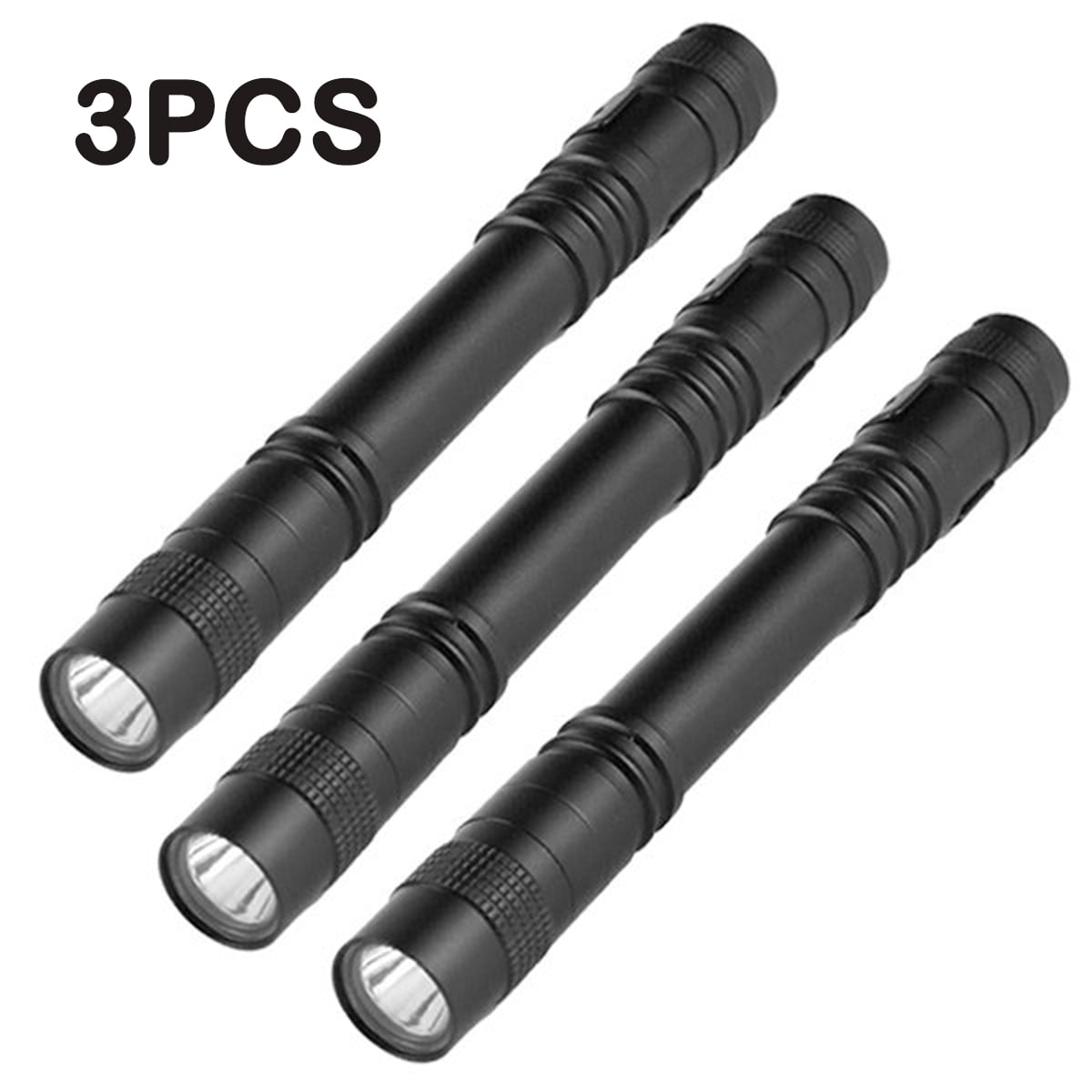 Shopmall 3pcs LED Portable Mini Flashlights Outdoor Lighting Medical