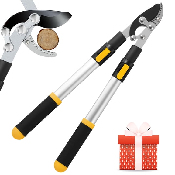 Shopmall Extendable Hedge Shears&Pruners Aluminum Alloy Adjustable Handle Effortless Gardening Shears Sharp Pruning Tool