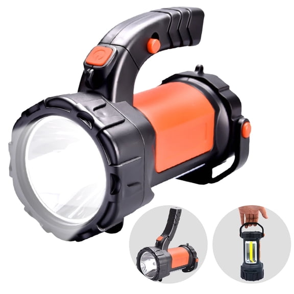 Shopmall Searchlight LED High-Intensity Rechargeable High-Brightness Long-Range Handheld Flashlight Mine Lamp Home Outdoor Flashlight