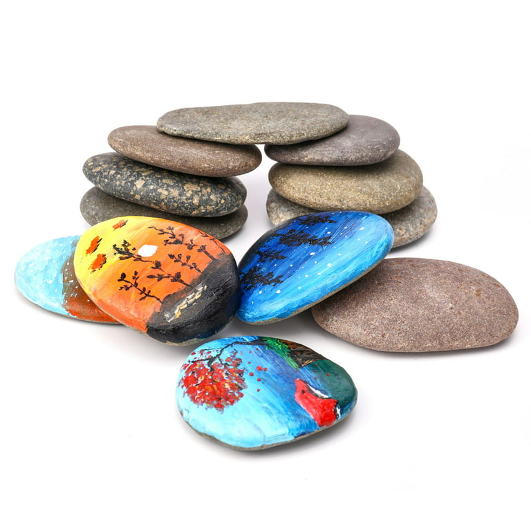 12PCS Rocks for Painting Extra Large River Rocks for Painting 4