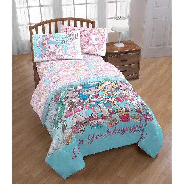 Shoppies Twin Comforter and Sheet Set