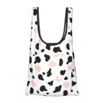 thumbnail image 1 of Shopping Bag 17.5×4.5×15in Crack Resistant Waterproof Super Large Capacity Reusable Extended Handle Can Be Carried Or One Shoulder Simple Cow-Print Pattern1_2, 1 of 8