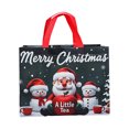 thumbnail image 1 of Shopping Bags with Hot Pressed 3D Design Reusable Tote for Gifts Decorations and Parties, 1 of 5