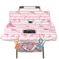 thumbnail image 1 of Shopping Cart Cover for Baby 2-in-16 High Chair Cover with Safety Harness Multifunctional Grey Pattern Cart Covers for Babies Soft Padded Grocery Cart Cover for Baby Boy Girl, 1 of 4