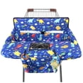 thumbnail image 1 of Shopping Cart Cover for Baby 2-in-31 High Chair Cover with Safety Harness Multifunctional Grey Pattern Cart Covers for Babies Soft Padded Grocery Cart Cover for Baby Boy Girl, 1 of 4