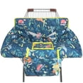 thumbnail image 1 of Shopping Cart Cover for Baby 2-in-36 High Chair Cover with Safety Harness Multifunctional Grey Pattern Cart Covers for Babies Soft Padded Grocery Cart Cover for Baby Boy Girl, 1 of 4