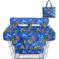 thumbnail image 1 of Shopping Cart Cover for Baby Girl Boy 2-in-1 High Chair Water Resistant High Chair Cover w/Phone Pouch Pocket Gender Neutral Cart Cover for Babies Padded Grocery Cart Cover for Baby, 1 of 6