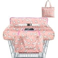 thumbnail image 1 of Shopping Cart Cover for Baby Girl Boy 2-in-1 High Chair Water Resistant High Chair Cover w/Phone Pouch Pocket Gender Neutral Cart Cover for Babies Padded Grocery Cart Cover for Baby, 1 of 6