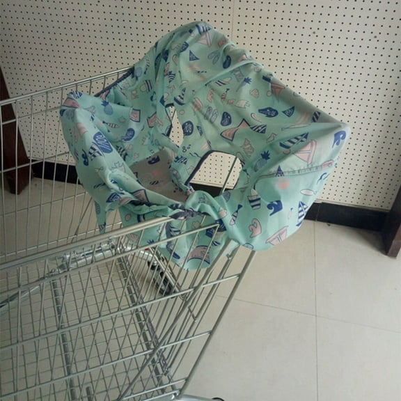 Shopping Cart Cover for Baby, High Chair Cover, Cart Cover for Babies, Kids& Toddlers, Portable 2-in-1 Design for Market and Resturant Use