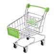 thumbnail image 1 of Shopping Cart Desktop Ornament Adorable Cart Sculpture for Home Shelf Novelty Grocery Cart Figurine, 1 of 3