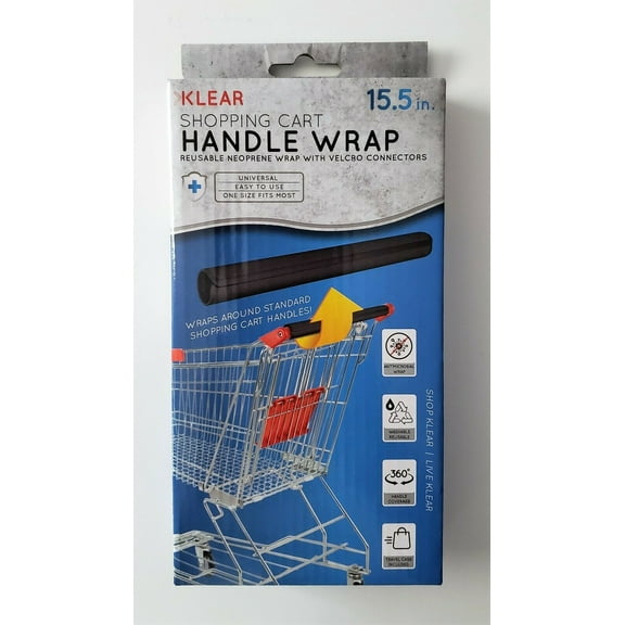Shopping Cart Handle Wrap Guard Cover 15.5 Inches with Dust Bag