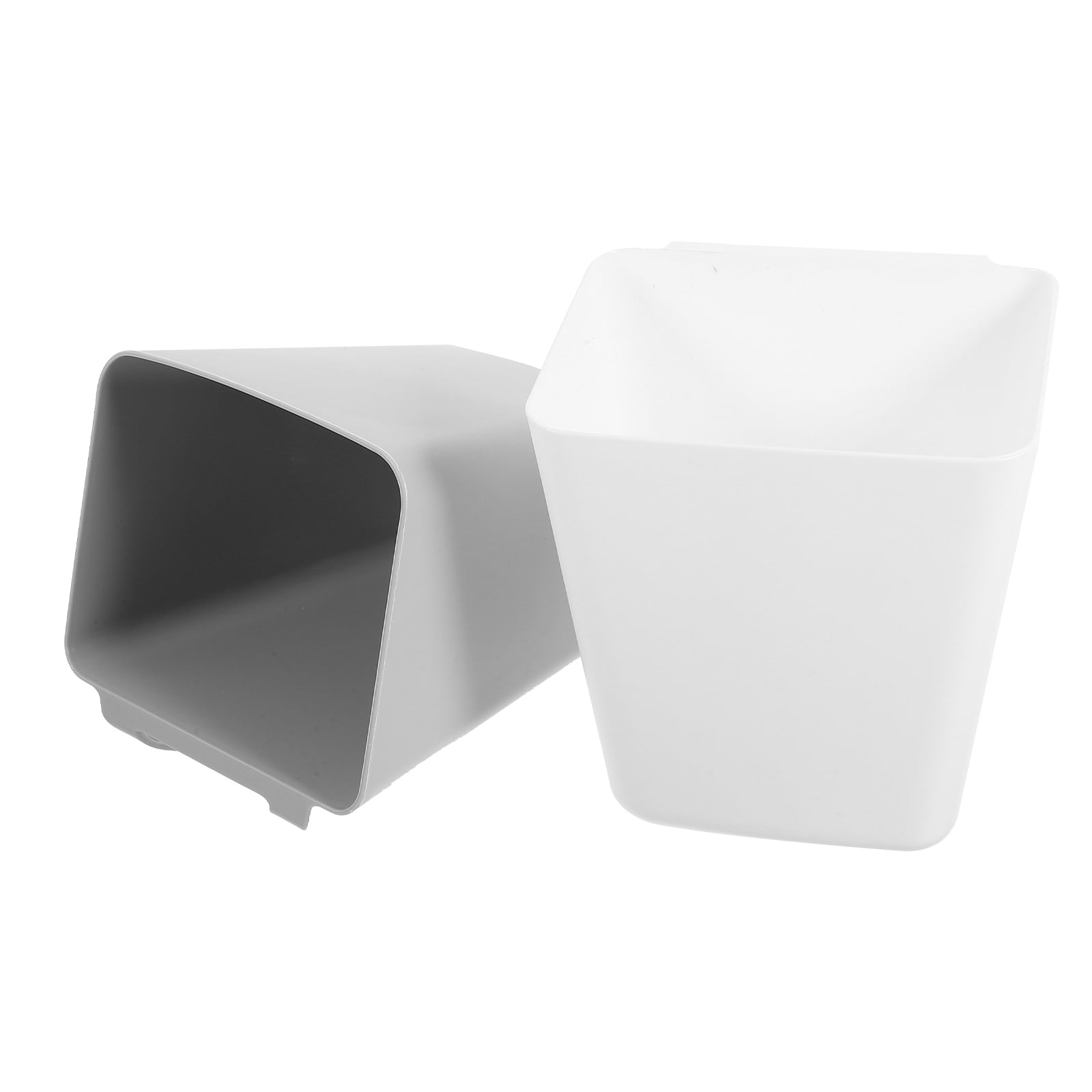 Shopping Cart Hanging Basket 2 Pcs Rolling Storage Bin Bins Plastic for