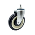 thumbnail image 1 of Shopping Cart Swivel Caster - 5" Polyurethane w/1/2 Threaded Stem - SCC, 1 of 2