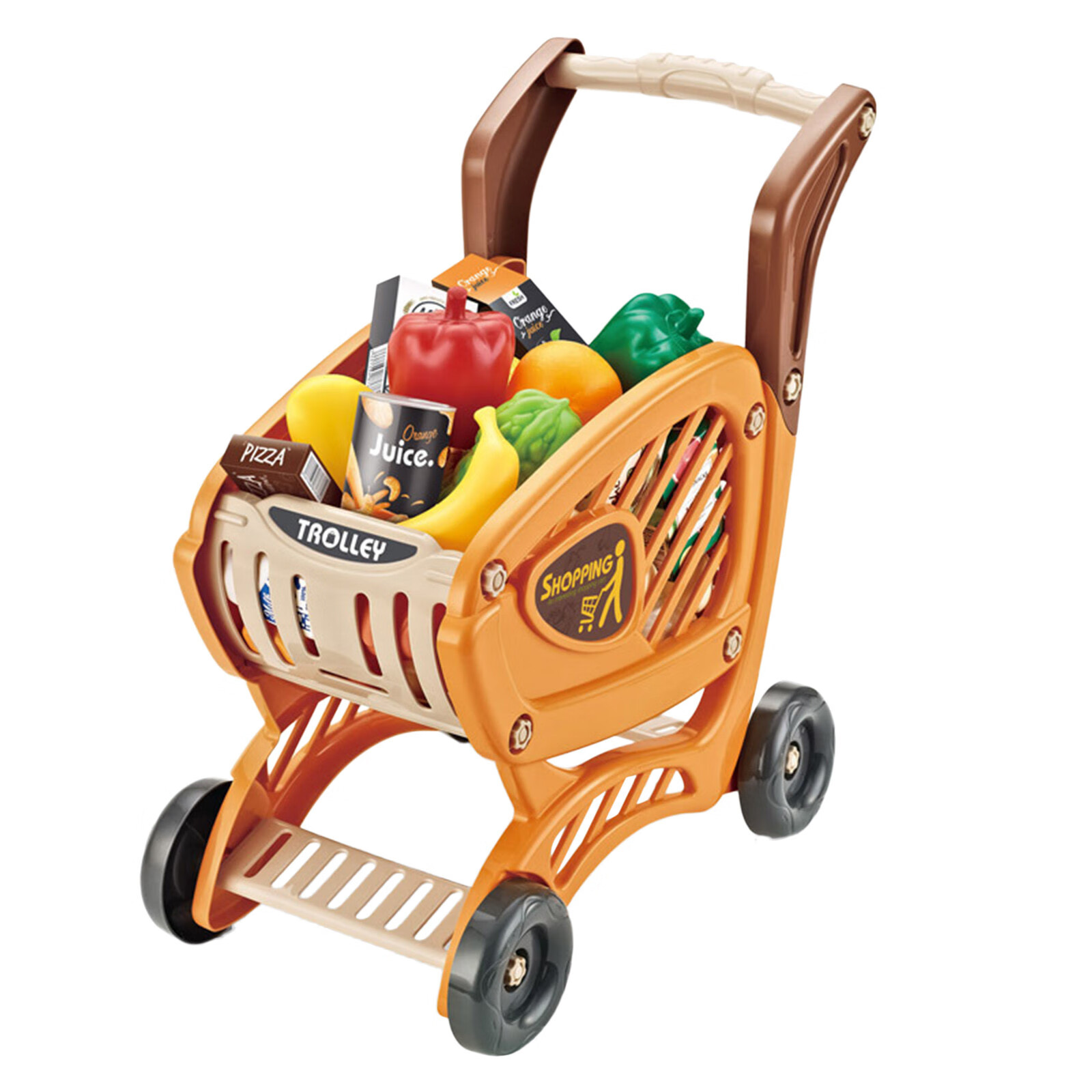 Shopping Cart Toy Grocery Cart For Kids 14L X 8W X 16H Kids