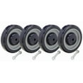 thumbnail image 1 of Shopping Cart Wheel Replacement Kit | 5" Diameter | Including 5/16" Axle Bolts: Set of 4, 1 of 1